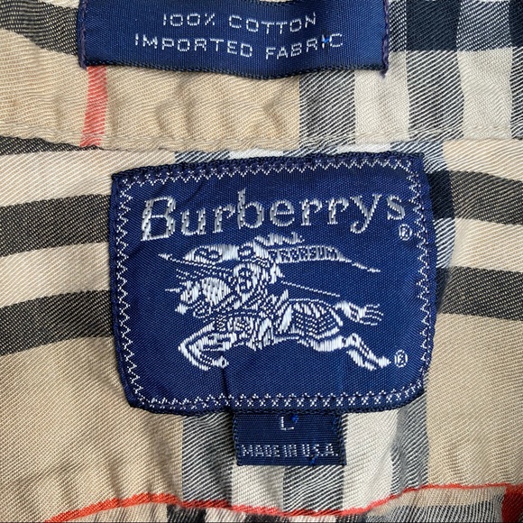 Vintage Burberry Nova Check Plaid Button Shirt - Picture 13 of 14